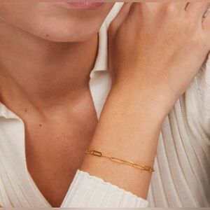 Kendra Scott Large Paperclip Chain Bracelet in 18k Gold Vermeil